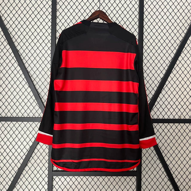 Camisa Flamengo Titular Manga Longa 24/25 - Versão Torcedor Masculina - Lançamento