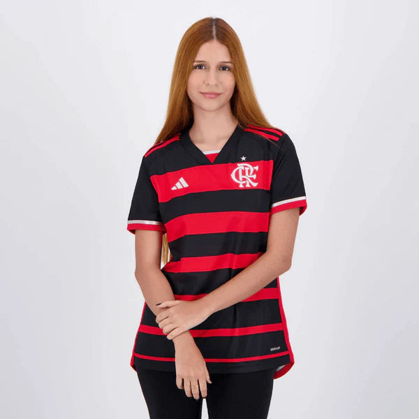 Camisa Flamengo Titular 24/25 - Feminina Versão torcedor